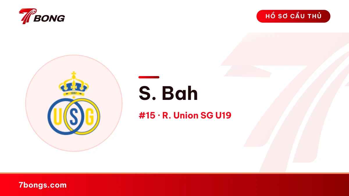 S. Bah — R. Union SG U19