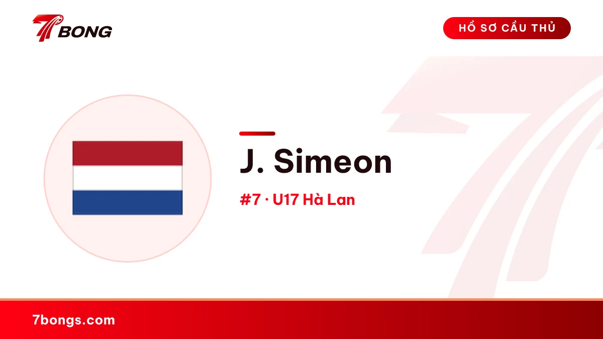 J. Simeon — U17 Hà Lan