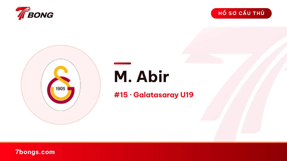 M. Abi̇r — Galatasaray U19