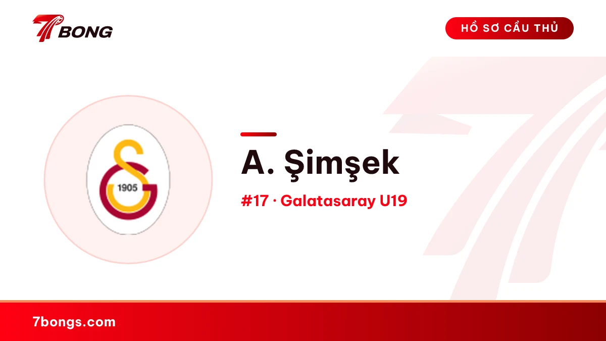 A. Şi̇mşek — Galatasaray U19