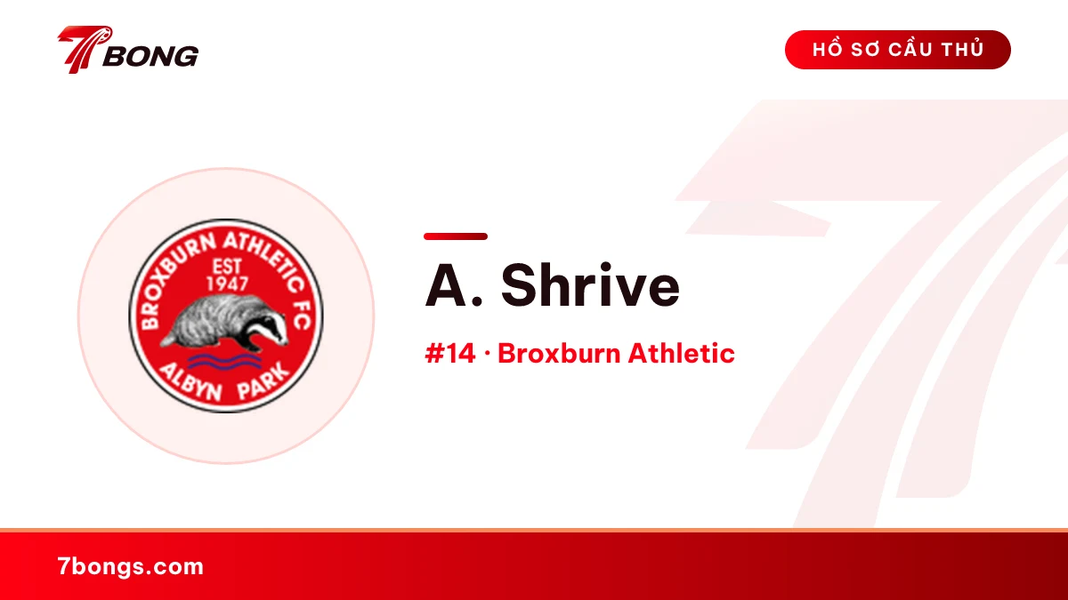 A. Shrive — Broxburn Athletic