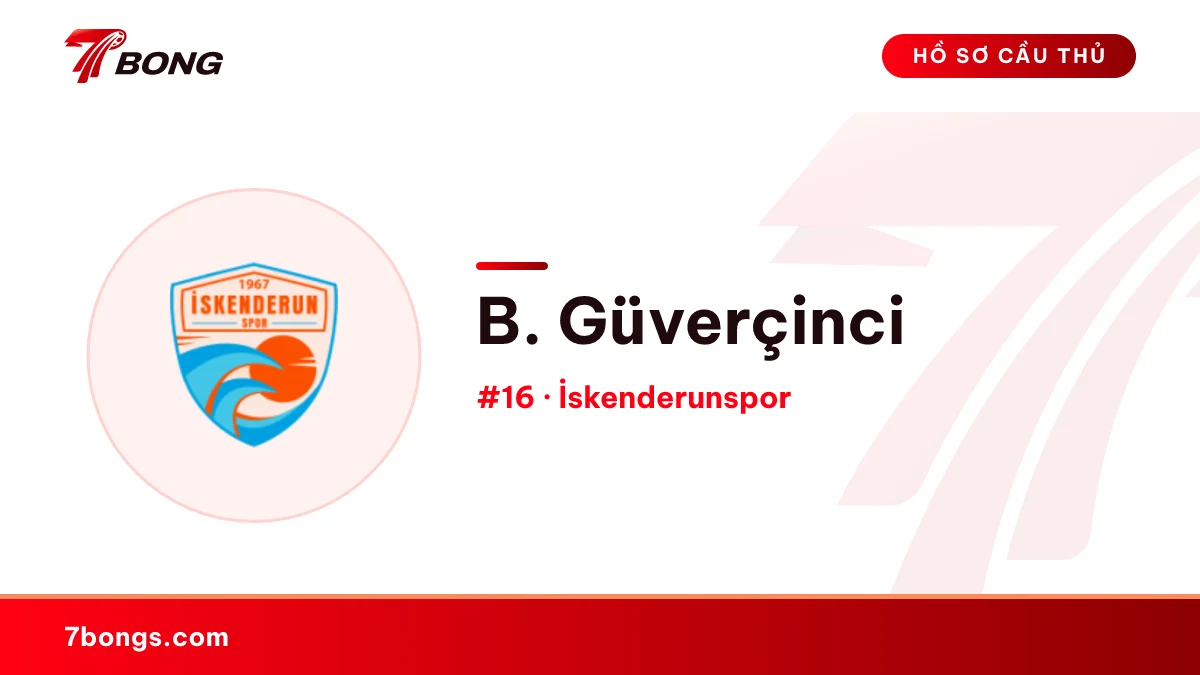 B. Güverçinci — İskenderunspor