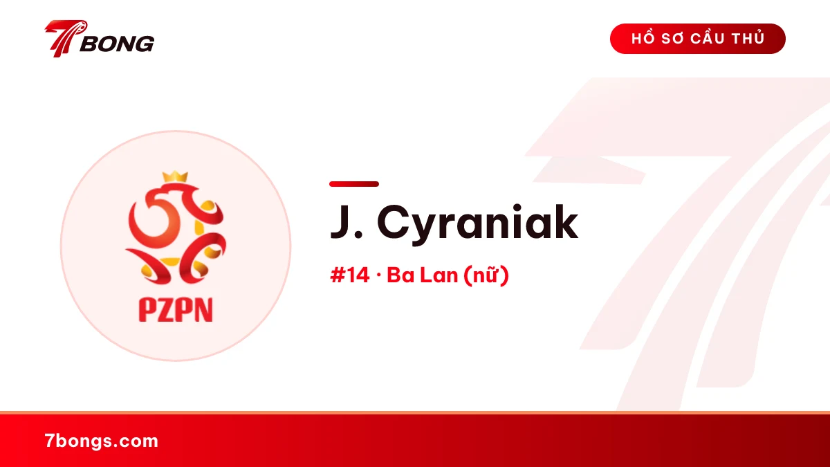 J. Cyraniak — Ba Lan (nữ)