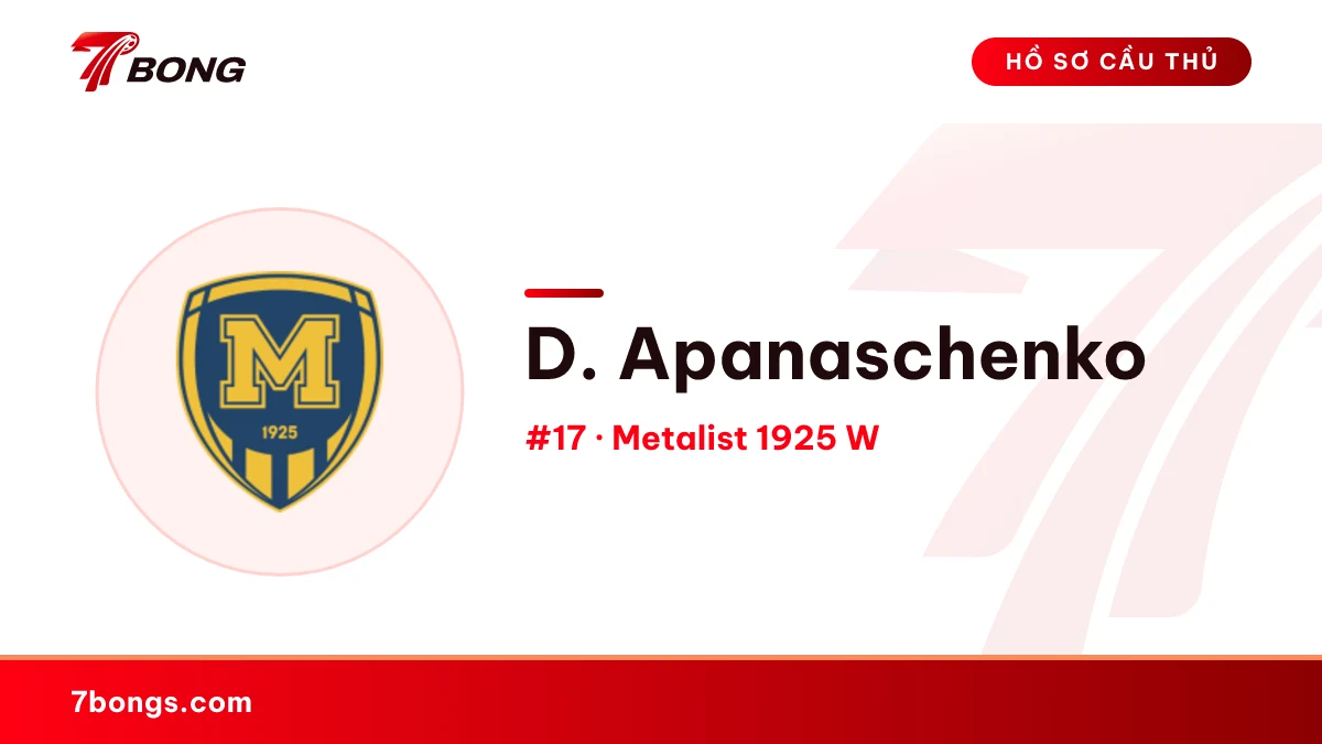 D. Apanaschenko — Metalist 1925 W