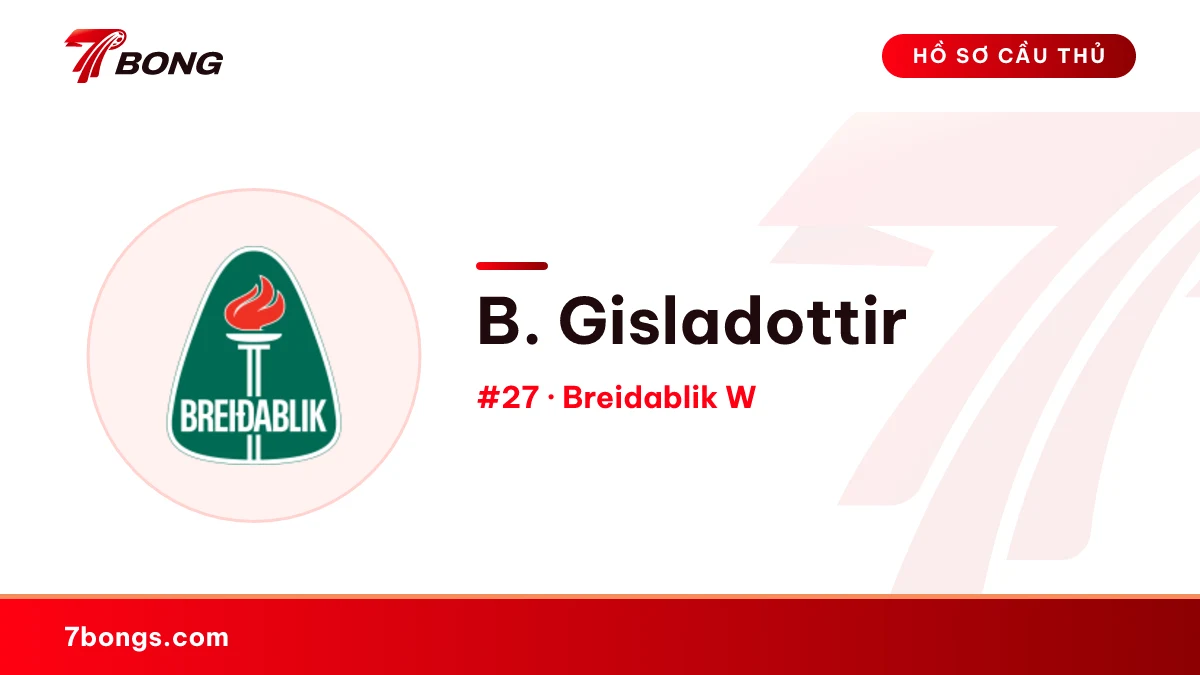 B. Gisladottir — Breidablik W