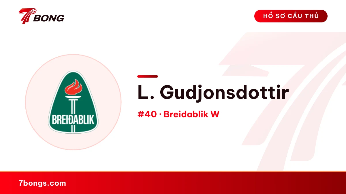 L. Gudjonsdottir — Breidablik W