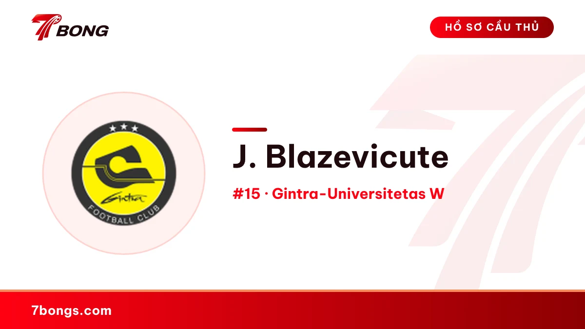 J. Blazevicute — Gintra-Universitetas W