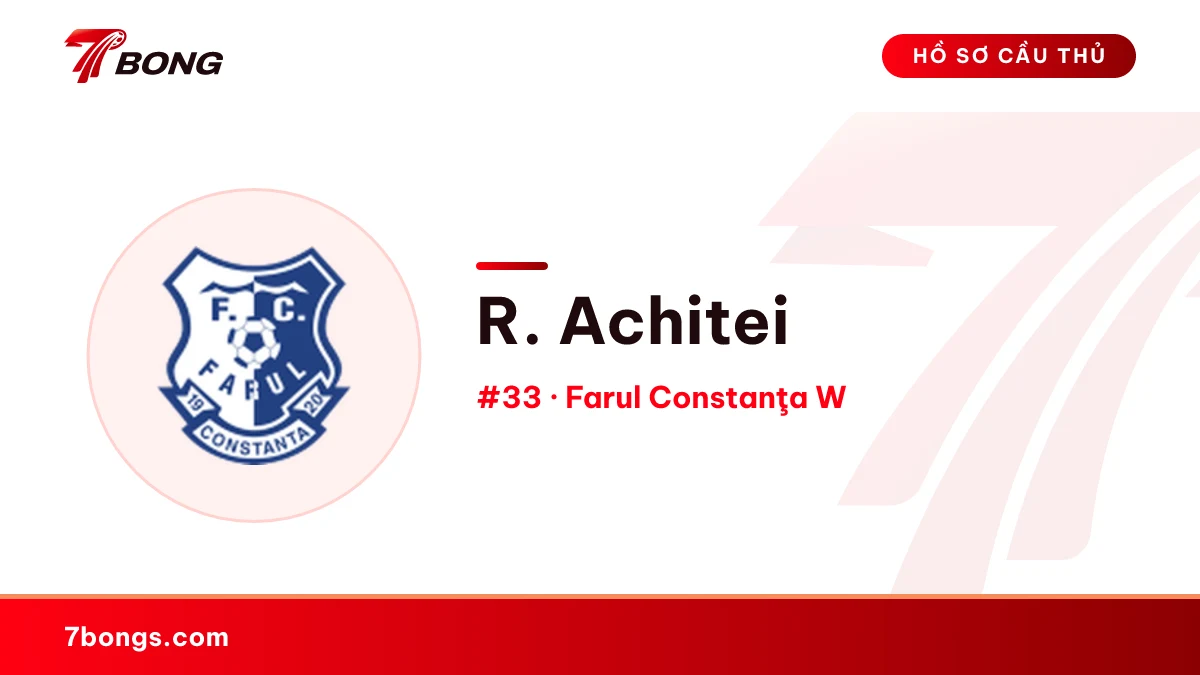 R. Achitei — Farul Constanţa W