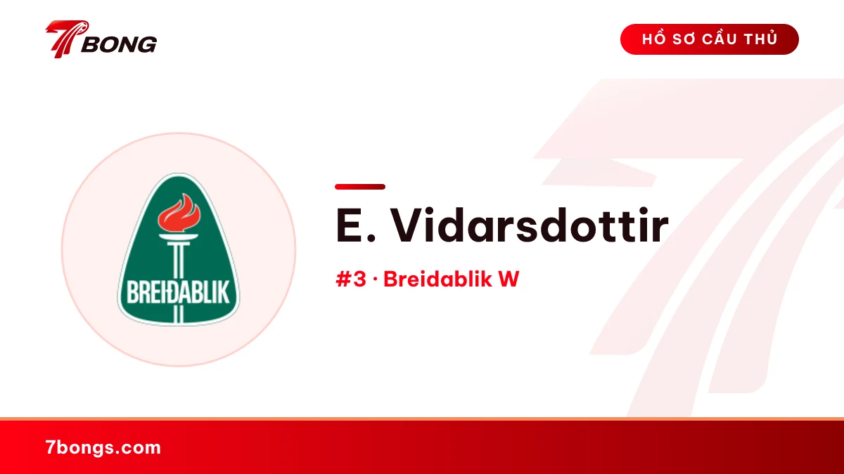 E. Vidarsdottir — Breidablik W