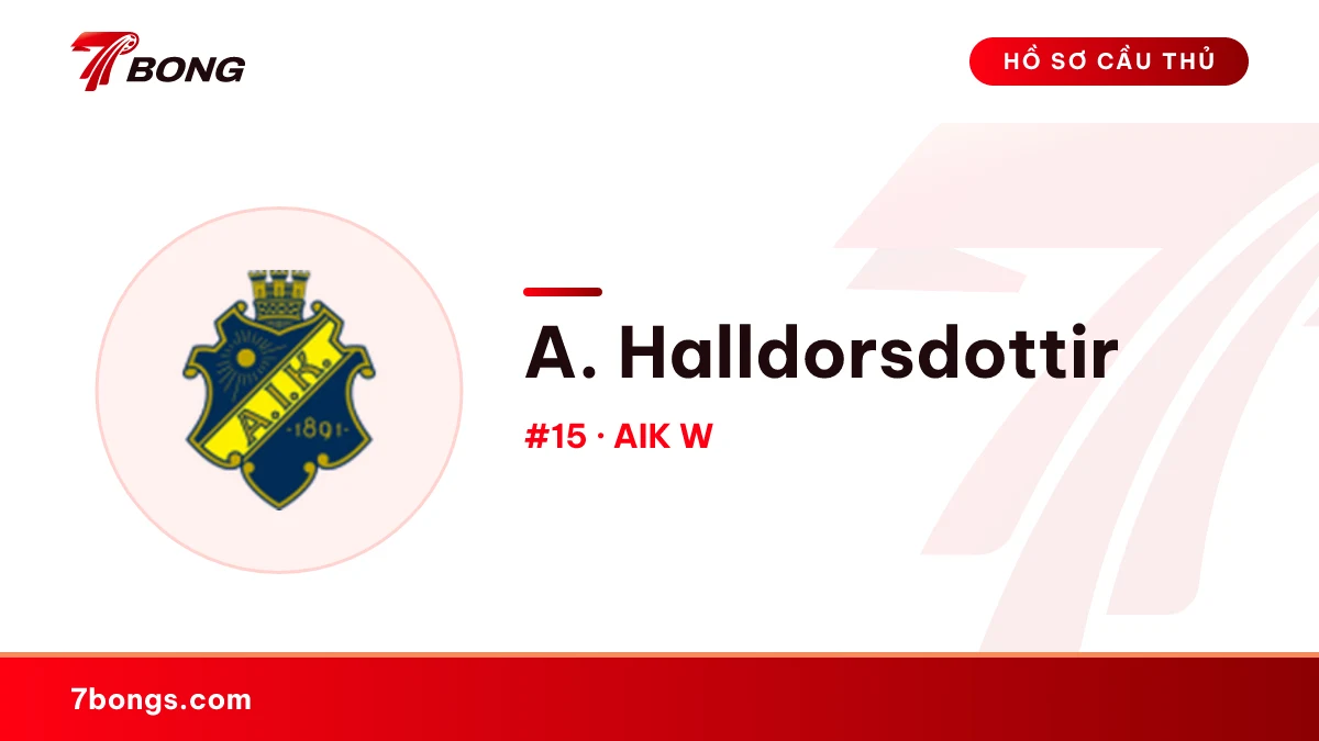A. Halldorsdottir — AIK W