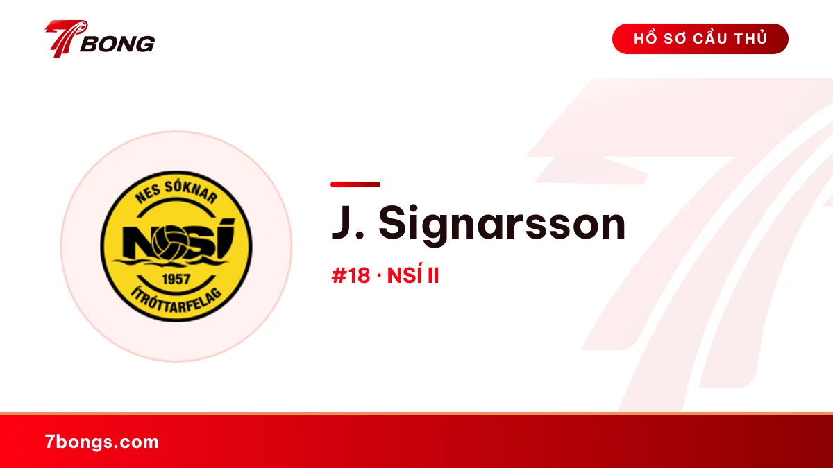 J. Signarsson — NSÍ II