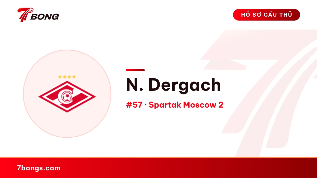 N. Dergach — Spartak Moscow 2