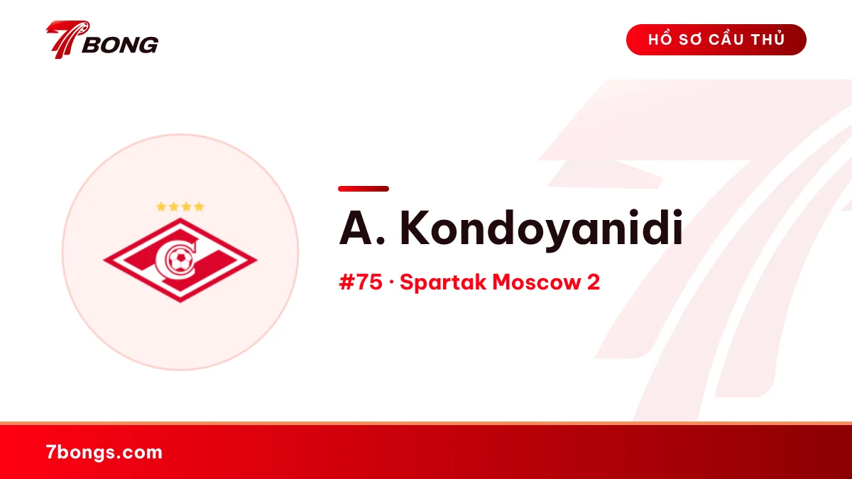 A. Kondoyanidi — Spartak Moscow 2