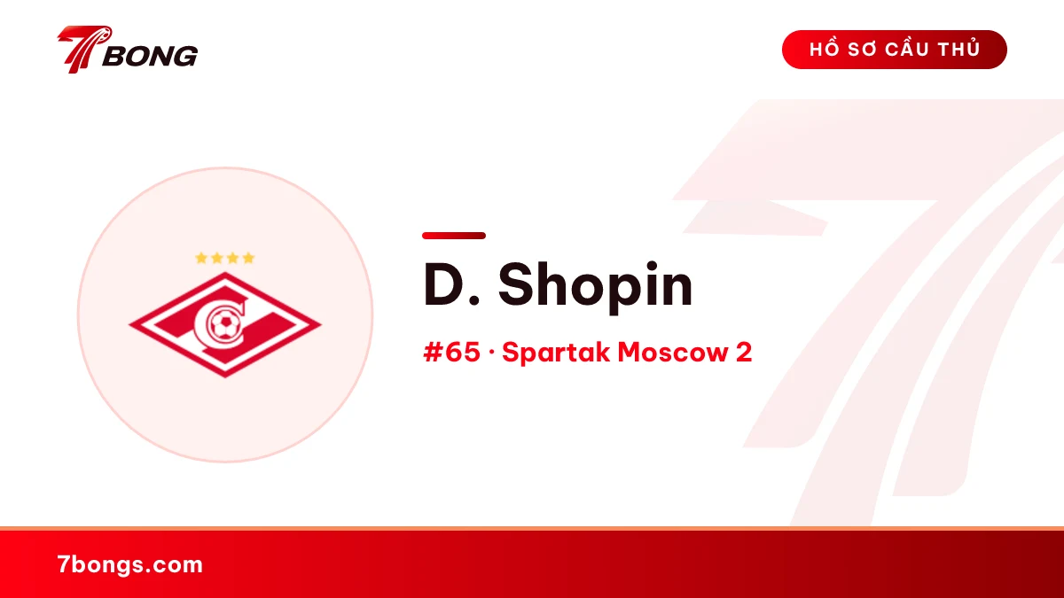 D. Shopin — Spartak Moscow 2