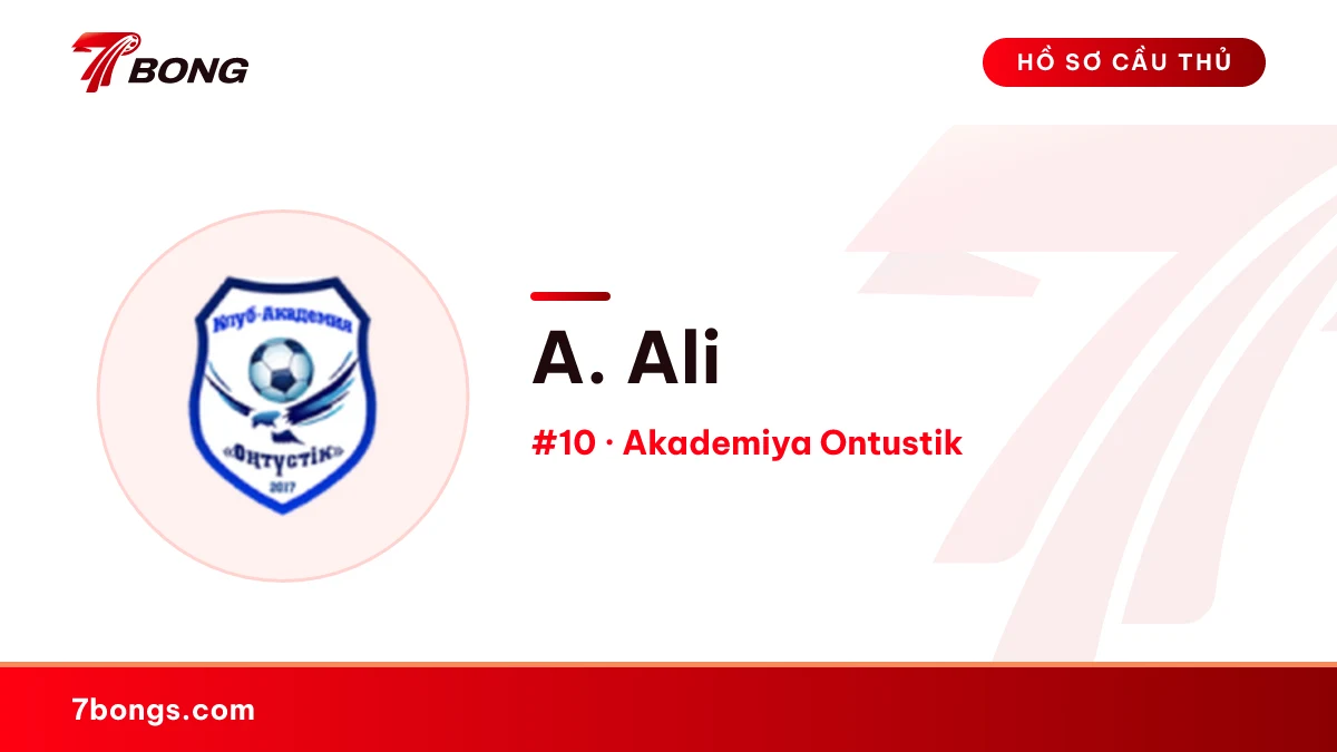 A. Ali — Akademiya Ontustik