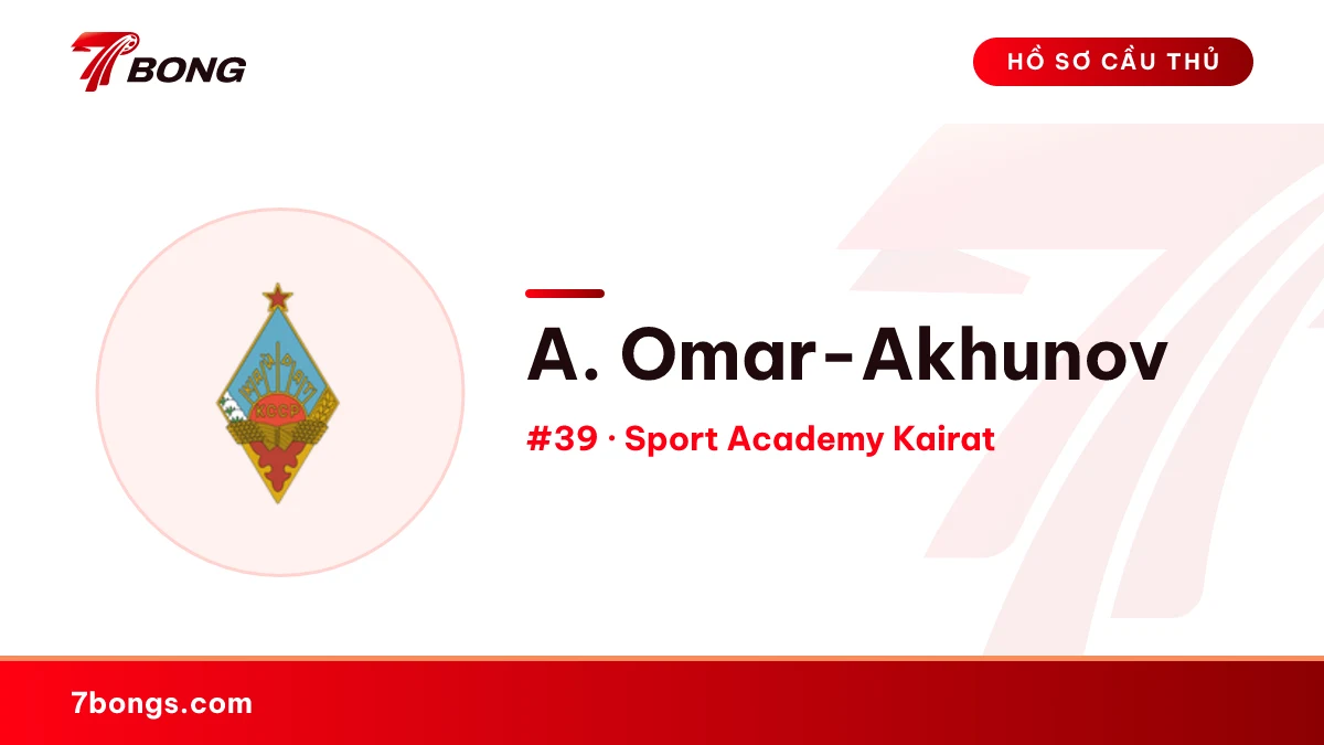 A. Omar-Akhunov — Sport Academy Kairat