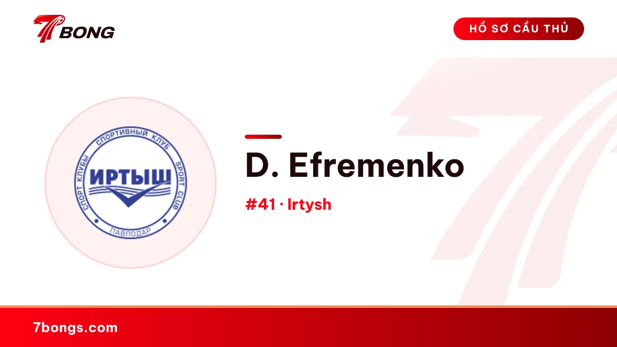 D. Efremenko — Irtysh