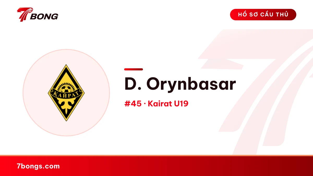 D. Orynbasar — Kairat U19