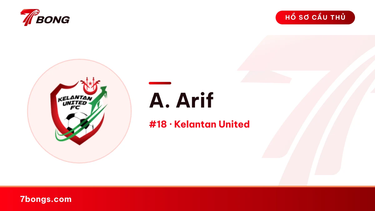 A. Arif — Kelantan United