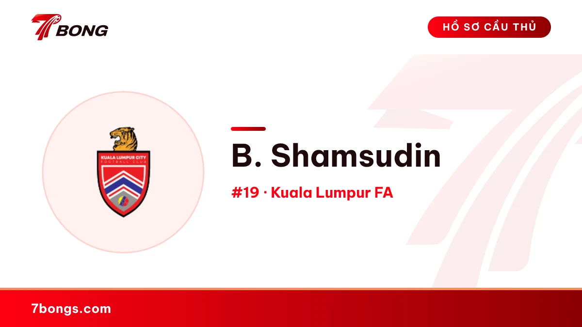 B. Shamsudin — Kuala Lumpur FA