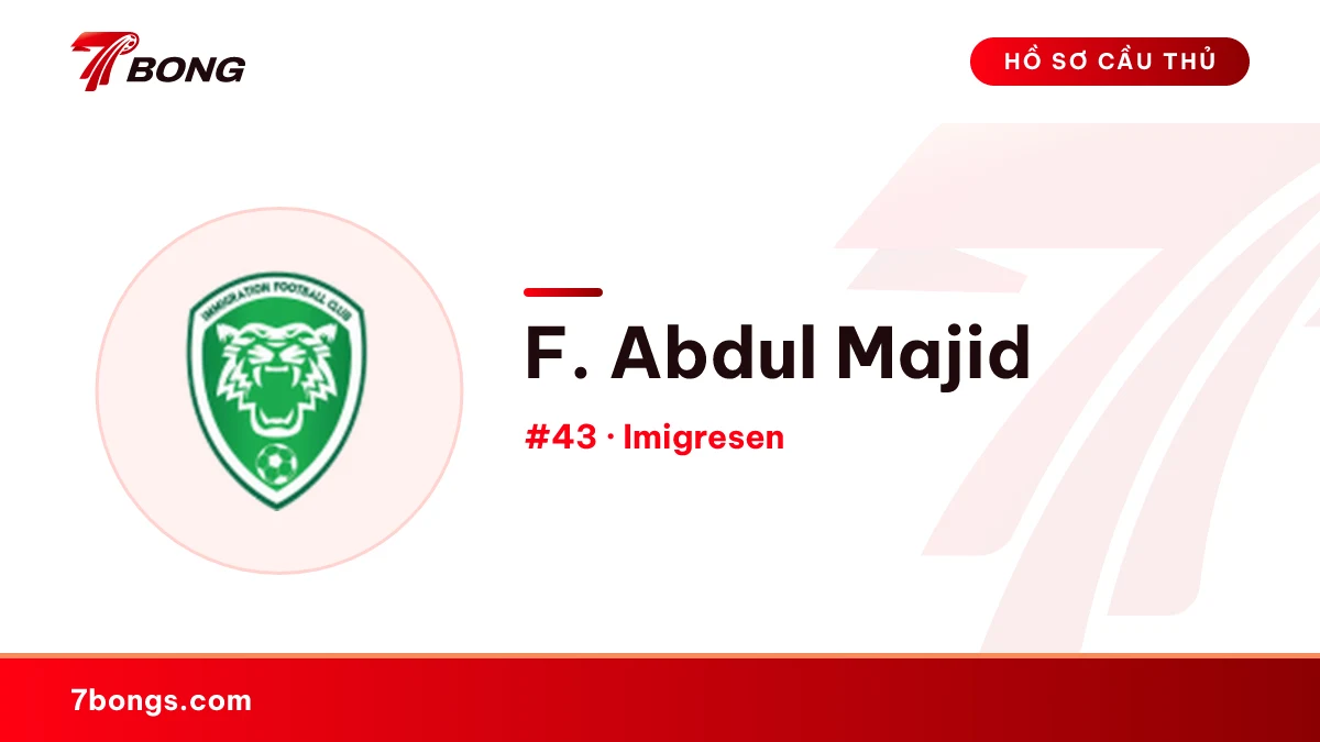 F. Abdul Majid — Imigresen