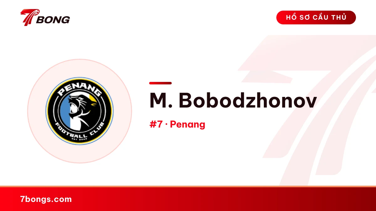 M. Bobodzhonov — Penang
