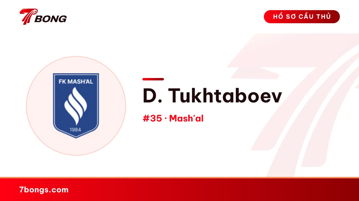 D. Tukhtaboev — Mash'al