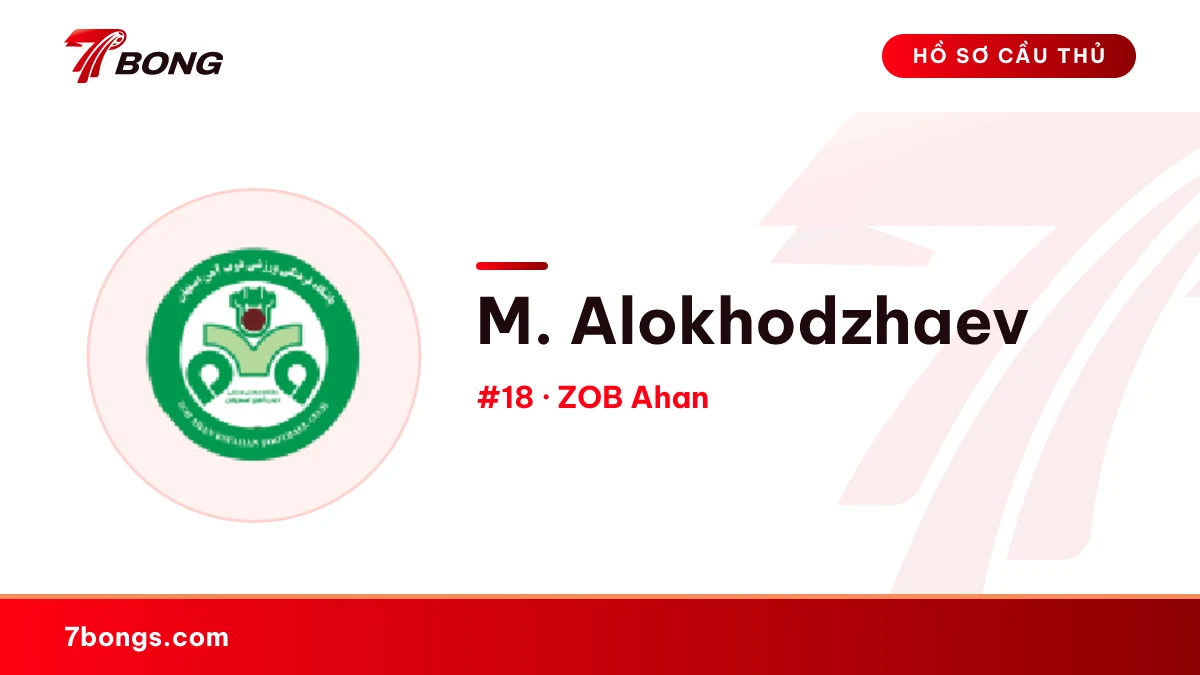 M. Alokhodzhaev — ZOB Ahan
