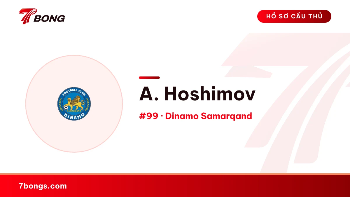A. Hoshimov — Dinamo Samarqand