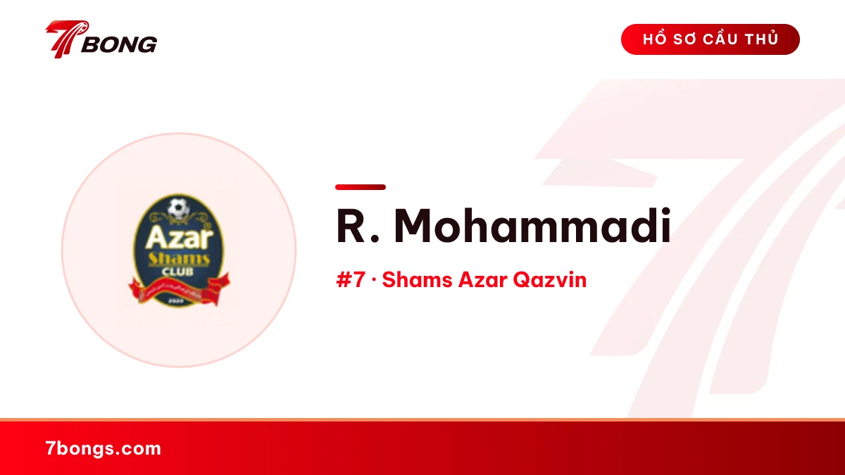 R. Mohammadi — Shams Azar Qazvin