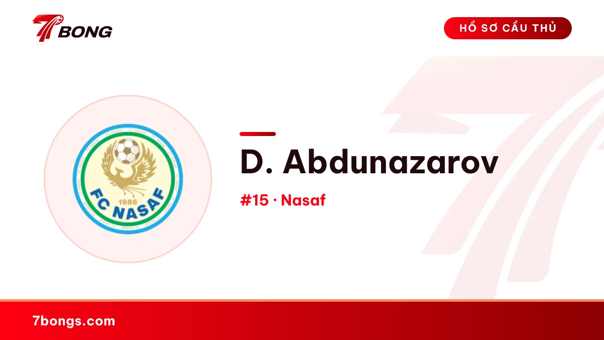 D. Abdunazarov — Nasaf