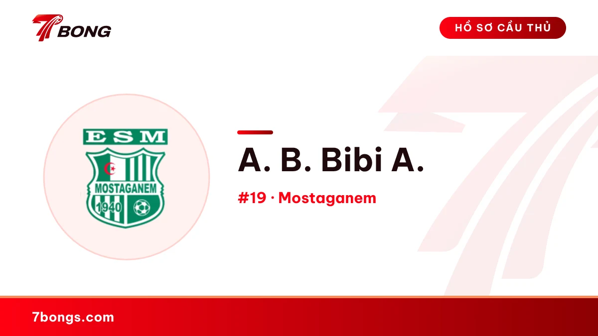 A. B. Bibi A. — Mostaganem