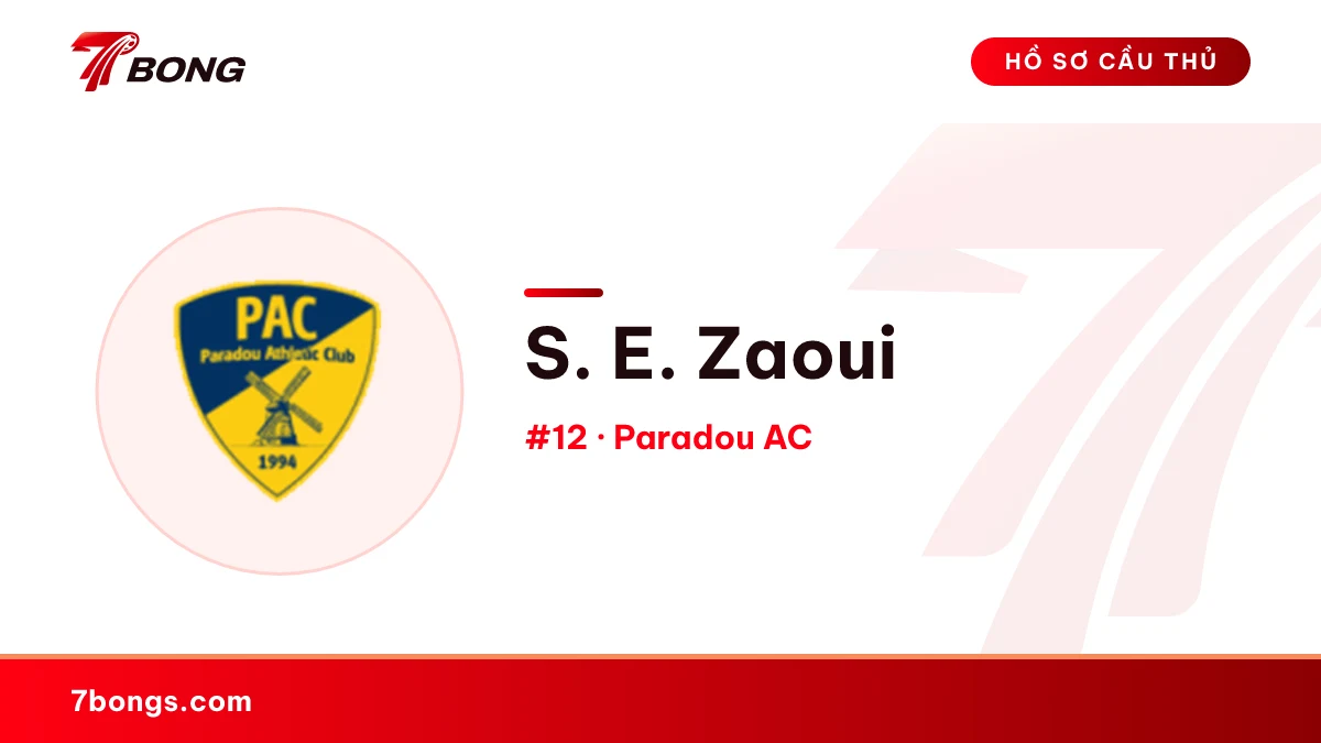 S. E. Zaoui — Paradou AC