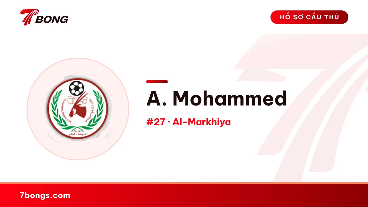 A. Mohammed — Al-Markhiya