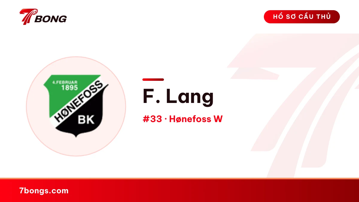 F. Lang — Hønefoss W