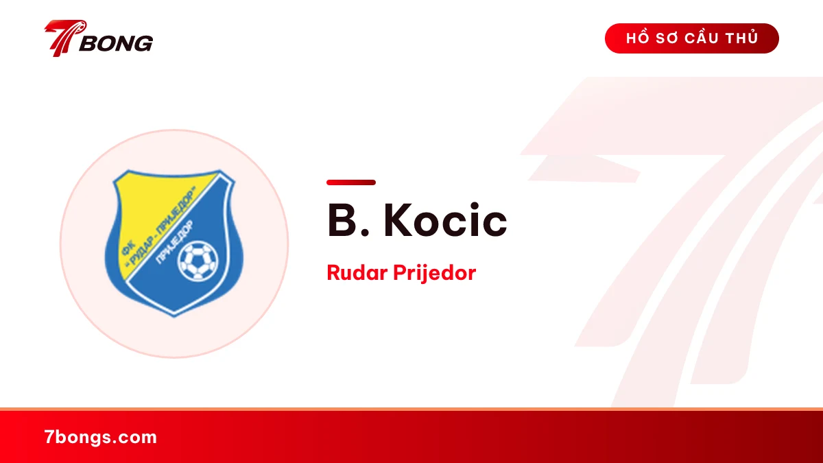 B. Kocic — Rudar Prijedor