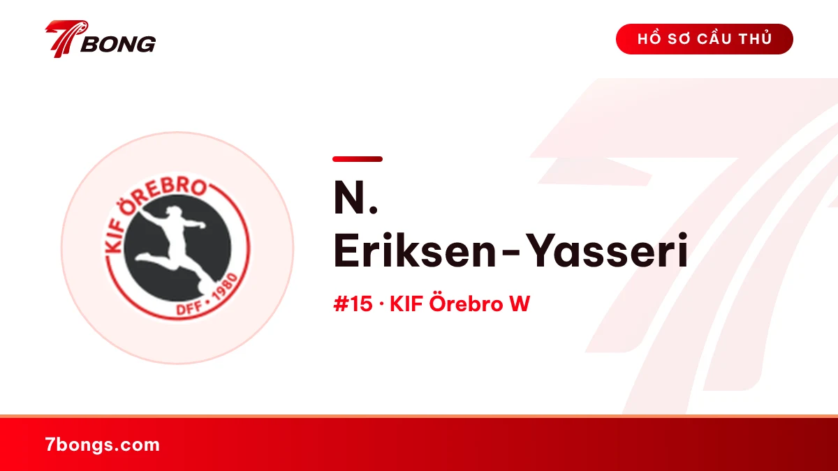 N. Eriksen-Yasseri — KIF Örebro W