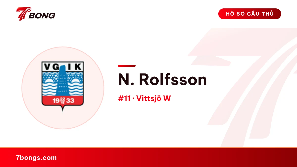 N. Rolfsson — Vittsjö W