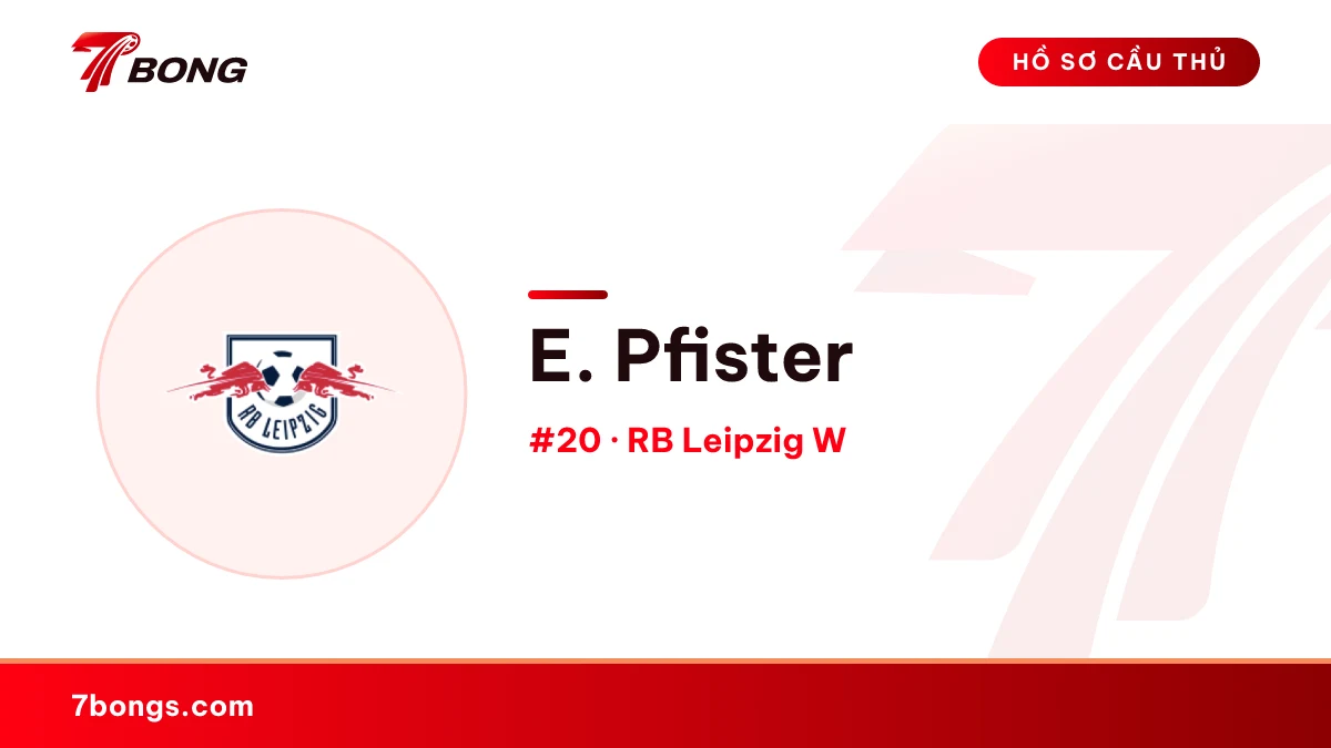 E. Pfister — RB Leipzig W