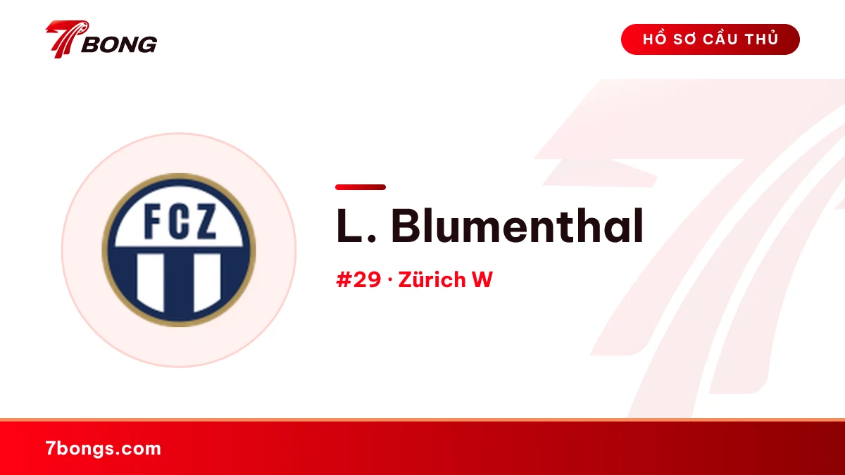L. Blumenthal — Zürich W