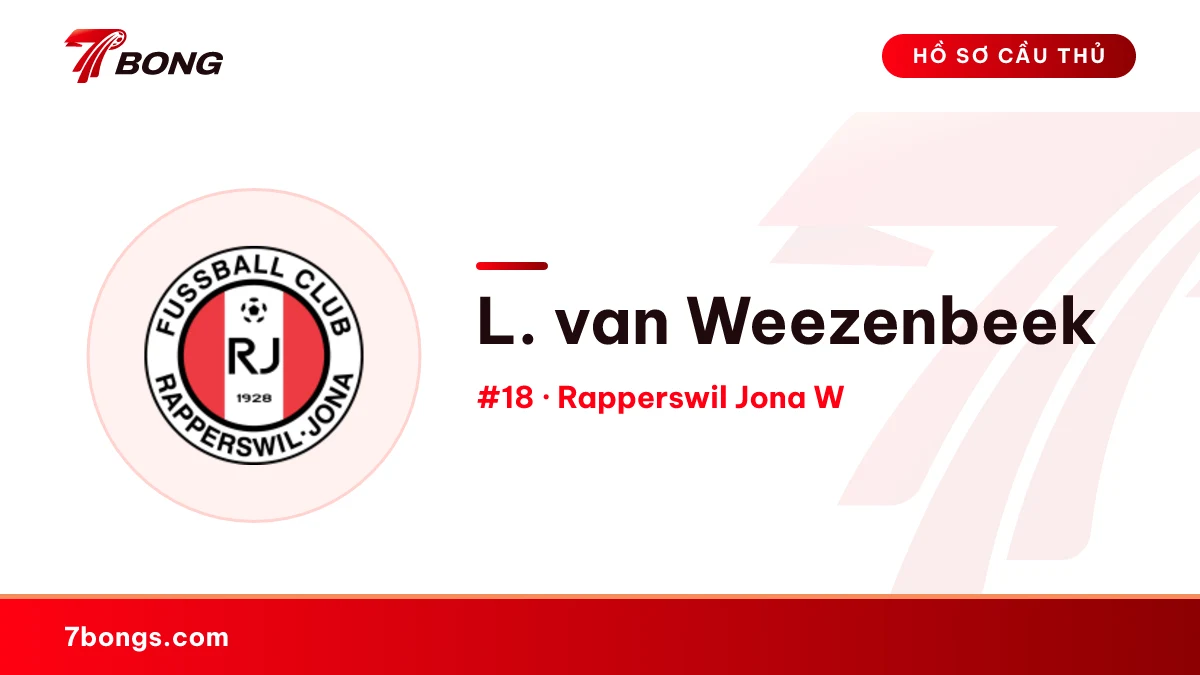 L. van Weezenbeek — Rapperswil Jona W