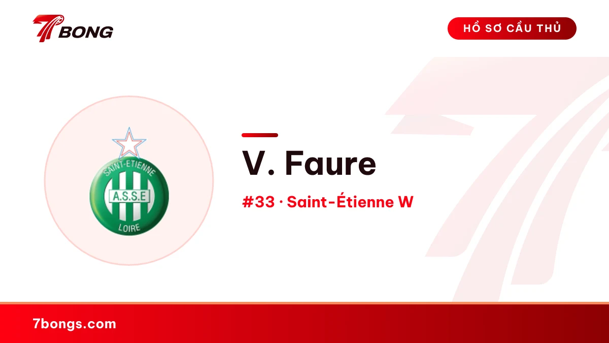 V. Faure — Saint-Étienne W