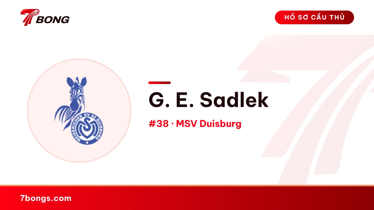 G. E. Sadlek — MSV Duisburg