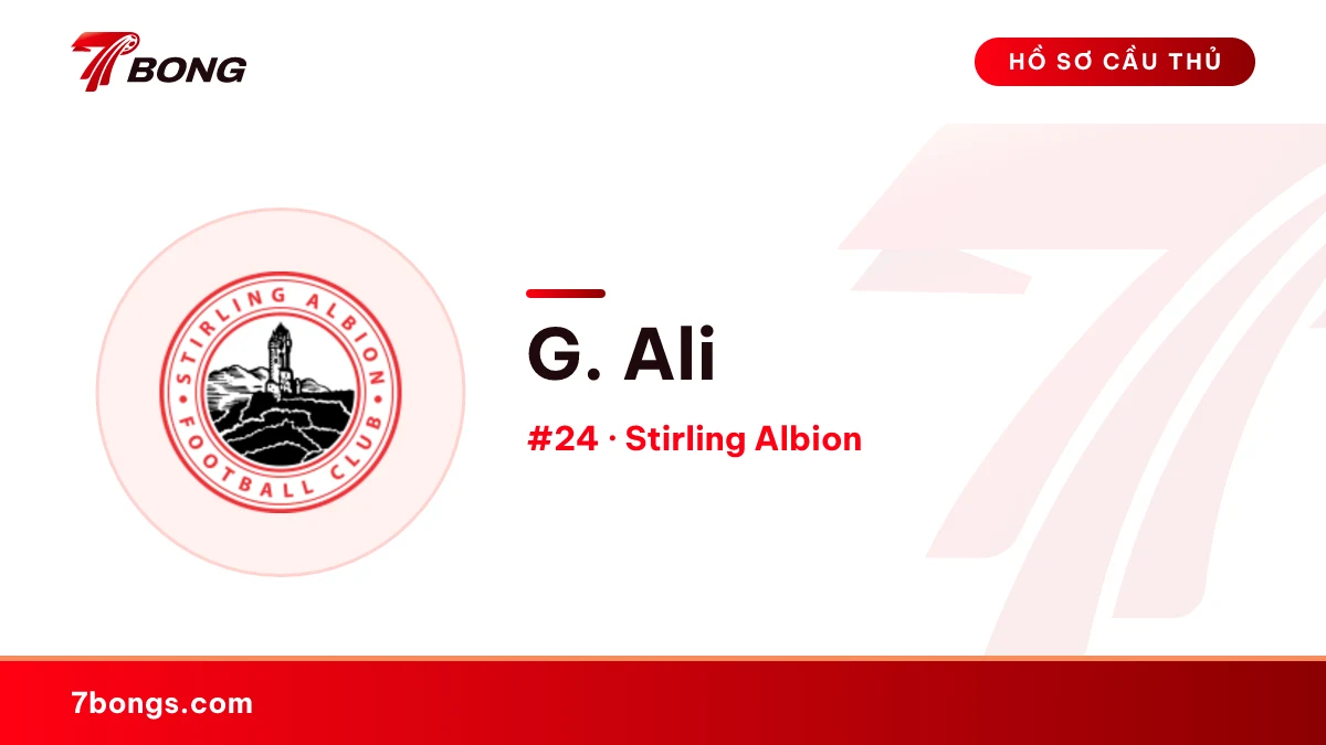 G. Ali — Stirling Albion