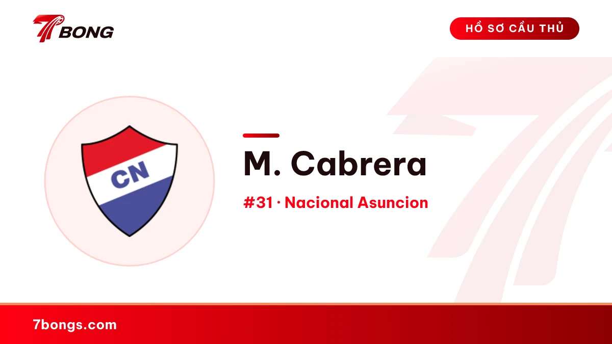 M. Cabrera — Nacional Asuncion