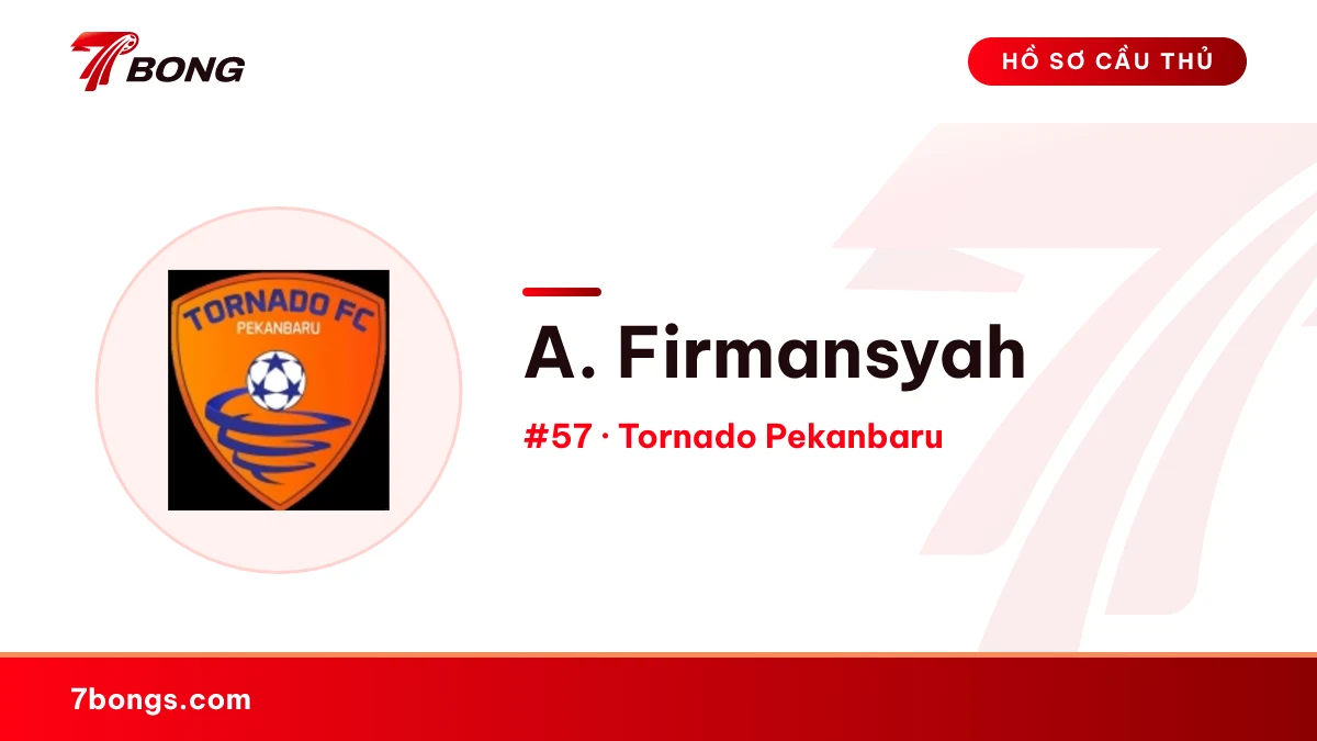 A. Firmansyah — Tornado Pekanbaru