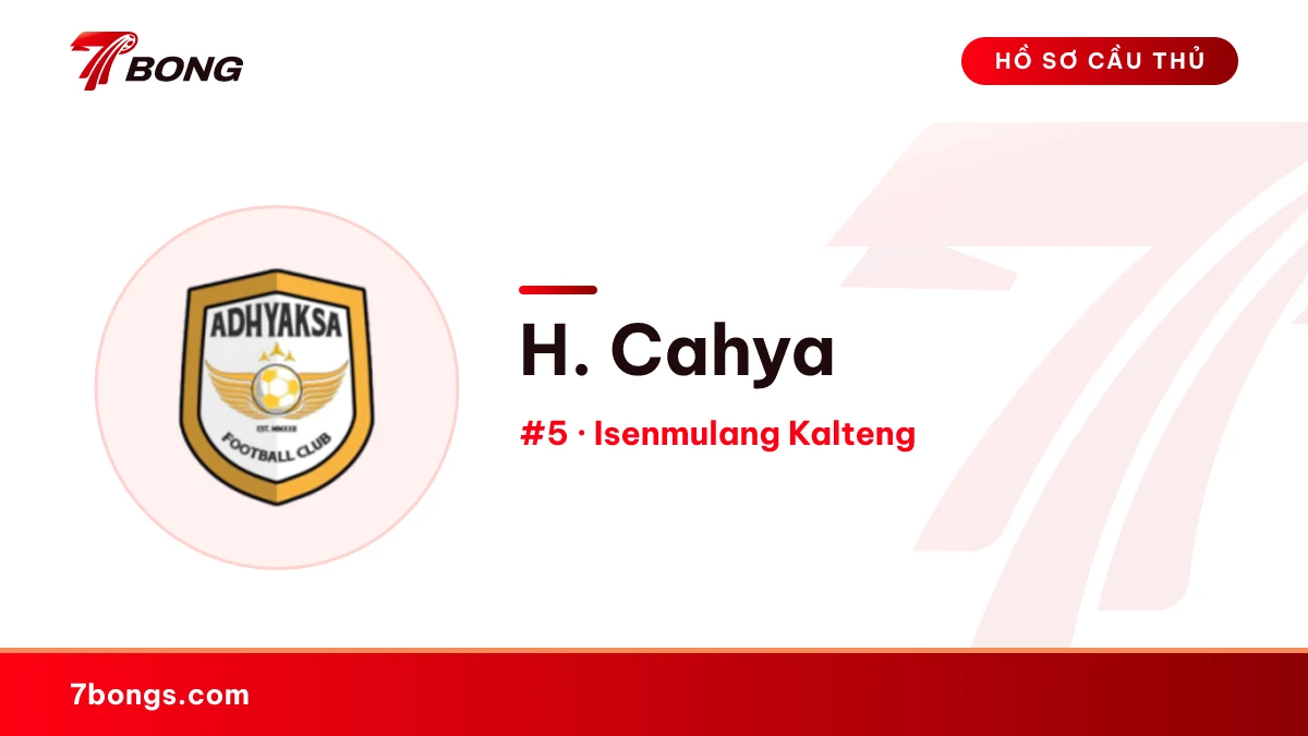 H. Cahya — Isenmulang Kalteng