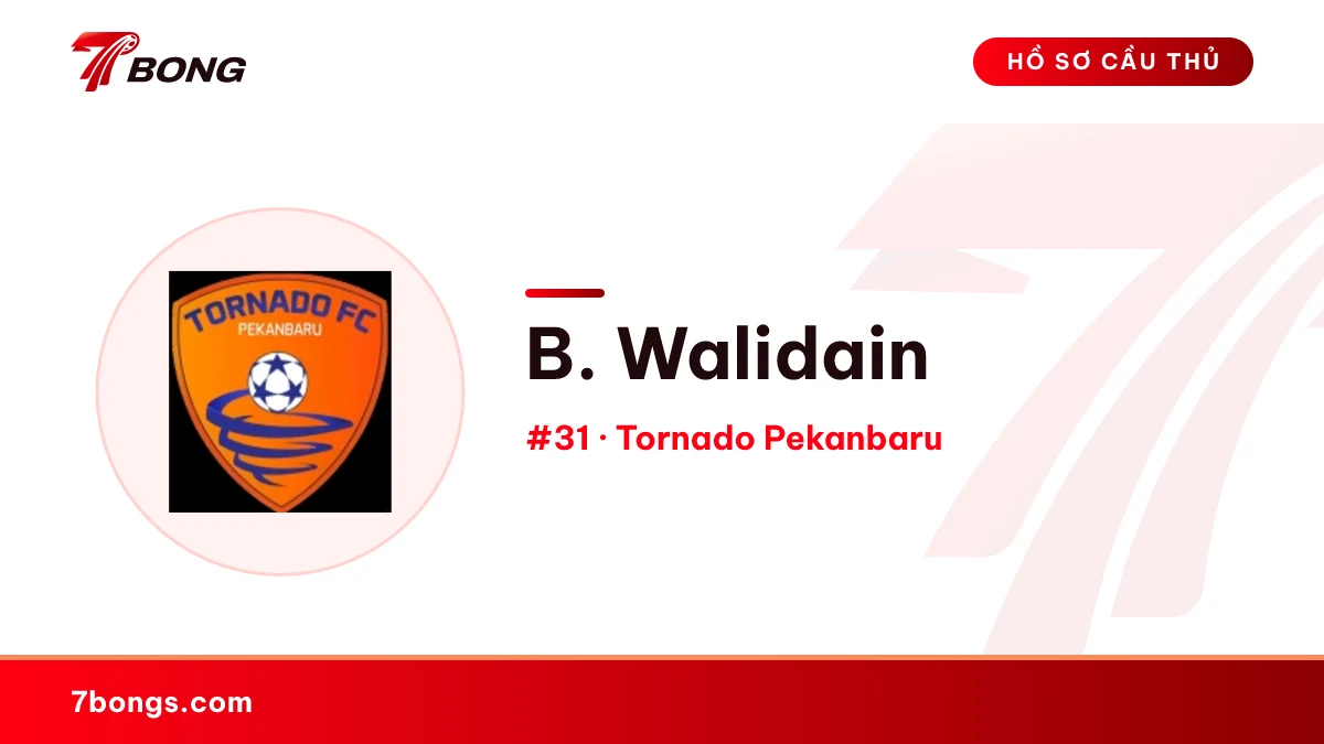 B. Walidain — Tornado Pekanbaru