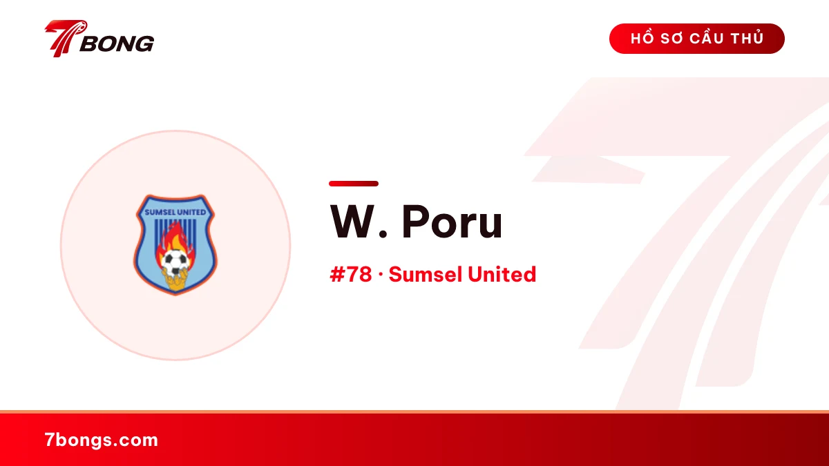 W. Poru — Sumsel United