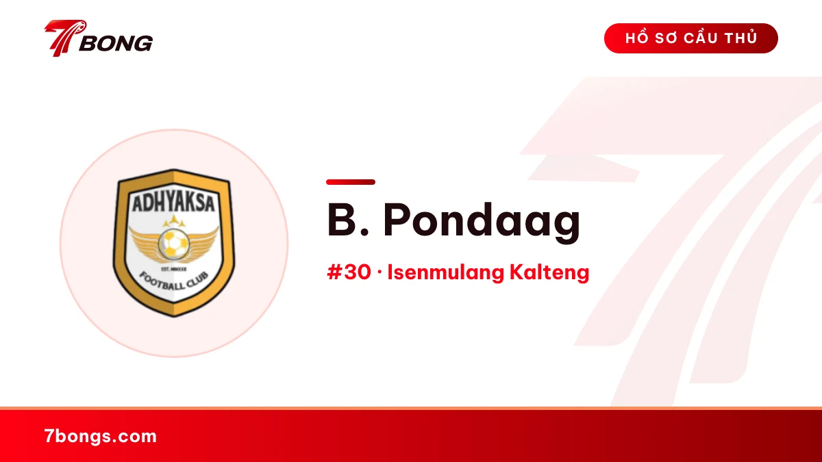 B. Pondaag — Isenmulang Kalteng